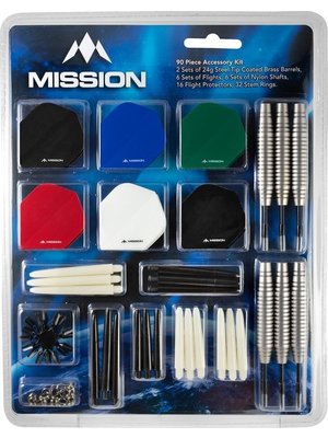 Mission Mission Steeltip Dartset -  2 Sets Darts + Accessoires