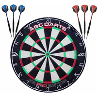 ABC Darts Dartbord HQ Pro Edition + 2 sets dartpijlen