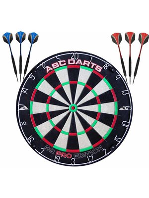 ABCDarts ABC Darts Dartbord HQ Pro Edition avec 2 lots de fléchettes