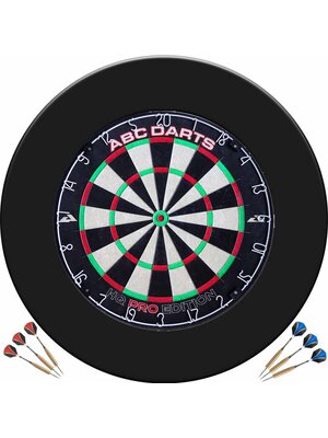 ABCDarts ABC Darts - HQ Pro Dartbord Surround Ring Set + 2 Sets Dartpijlen
