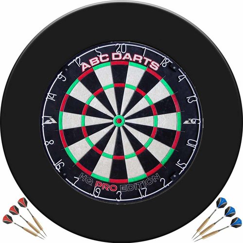 ABCDarts ABC Darts - HQ Pro Dartbord Surround Ring Set + 2 Sets Dartpijlen