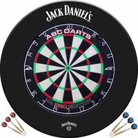 Jack Daniel's Dartbord Surroundring + ABCDarts Dartbord + 2 Sets Darts