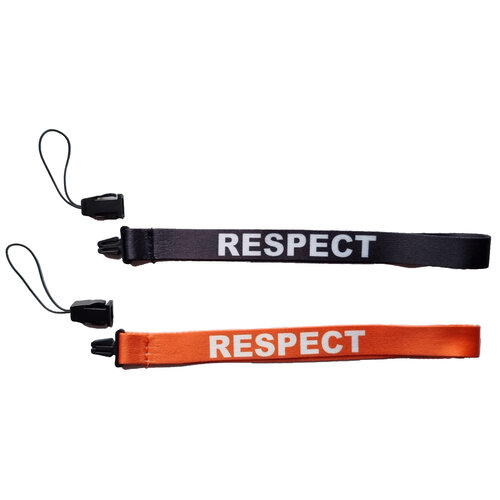 ABCDarts Polsband "respect" voor scheidsrechters fluit