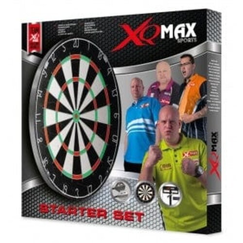 XQ darts XQ max - Dartbord Startersset incl. 2 sets darts en schrijfbord