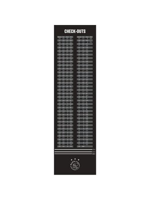 XQ darts Ajax Dartmat Checkouts - 285 x 79 cm