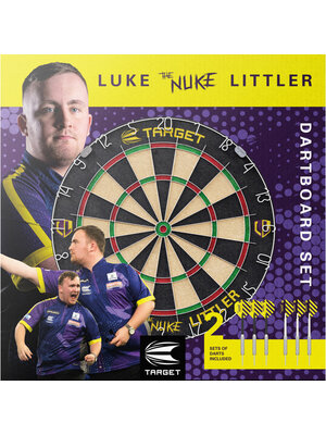 Target darts Target Darts  - Luke Littler Dartbord Met 2 Sets Brass Darts