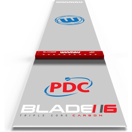 Winmau Winmau PVC Transparante Dartmat met Oche - Blade 6