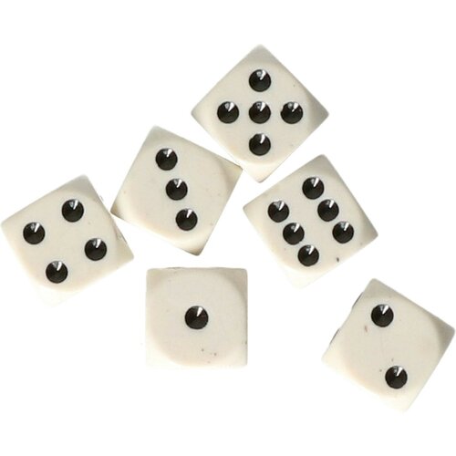 Dobbelstenen - 6 stuks Dobbelstenen - 6 stuks