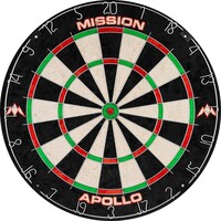 Dartbord Mission Apollo met 2 sets dartpijlen