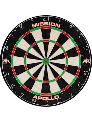 Mission Dartbord Mission Apollo met 2 sets dartpijlen
