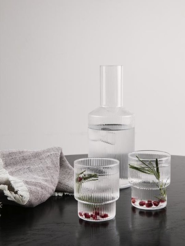 Ferm Living Ripple Carafe - Clear