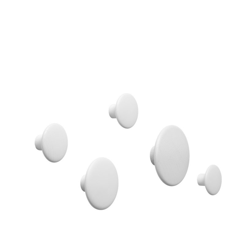 Muuto The Dots - White (set of 5)