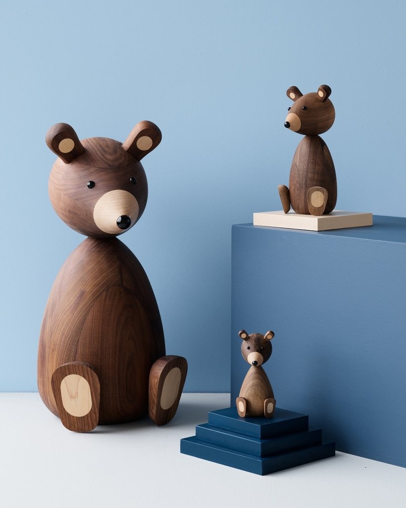 Lucie Kaas Baby bear | American Walnut