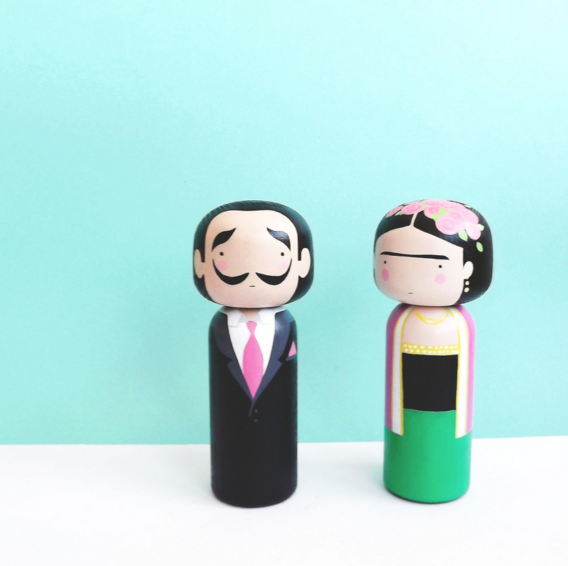 Lucie Kaas Kokeshi - Sketch.inc - Frida Kahlo