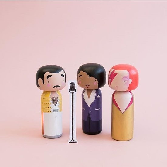 Lucie Kaas Kokeshi - Sketch.inc - Freddie Mercury