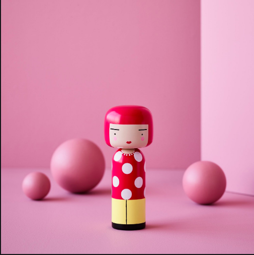 Lucie Kaas Kokeshi - Sketch.inc - Dot (Yayoi Kusama)