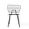 Audo Copenhagen WM String Dining Chair, Black