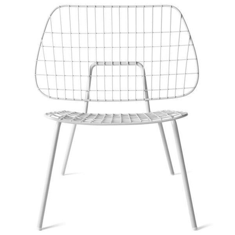 Audo Copenhagen WM String Lounge Chair, White