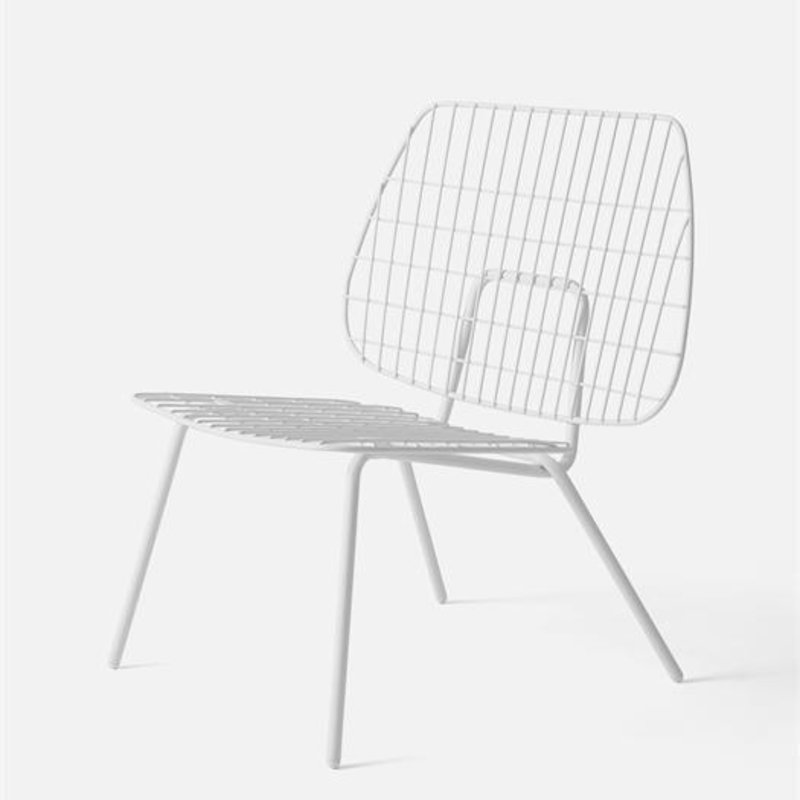 Audo Copenhagen WM String Lounge Chair, White