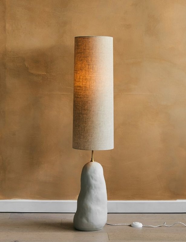 Ferm Living Hebe Floor Lamp - Off-White Natural