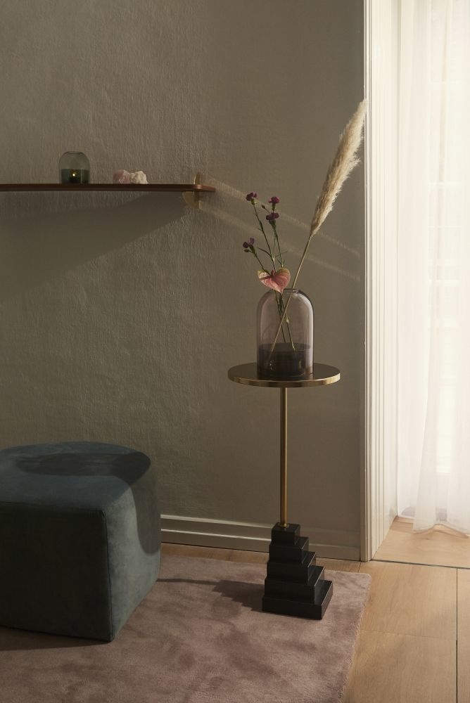 AYTM TOTA lantern for tealight S Rose Black