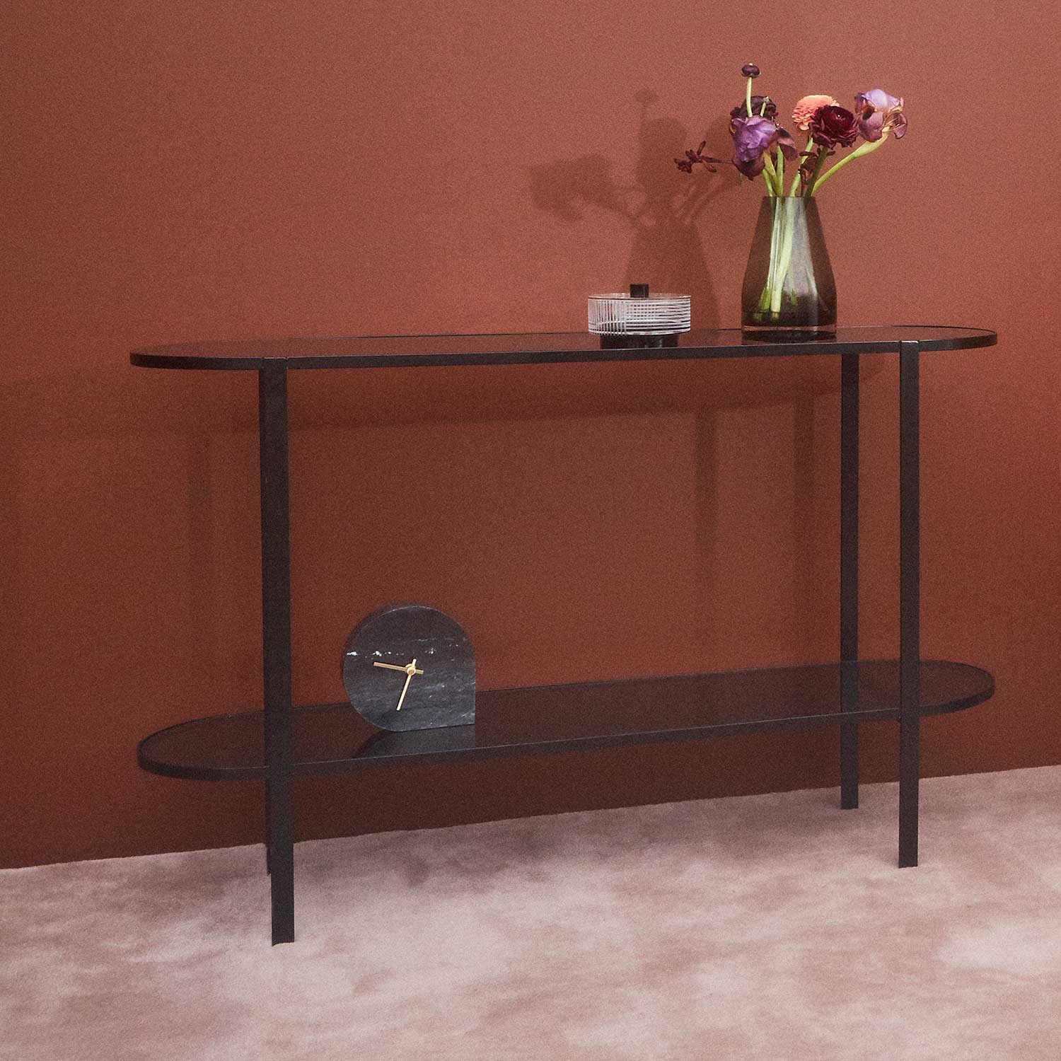 AYTM STILLA clock - Black marble