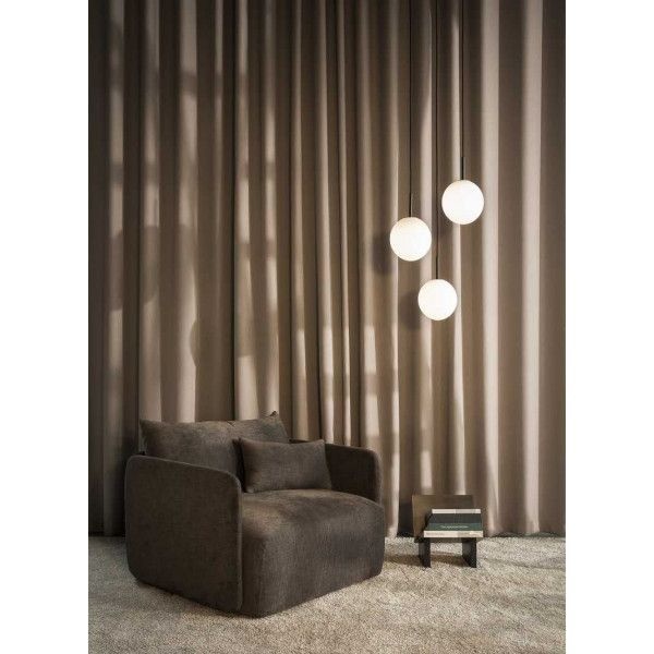 Audo Copenhagen TR Bulb, Pendant, Brushed Brass w. Matt Bulb