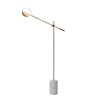 Bolia Leaves Floor lamp - Matt antique brass / White - SHOWROOM MODEL