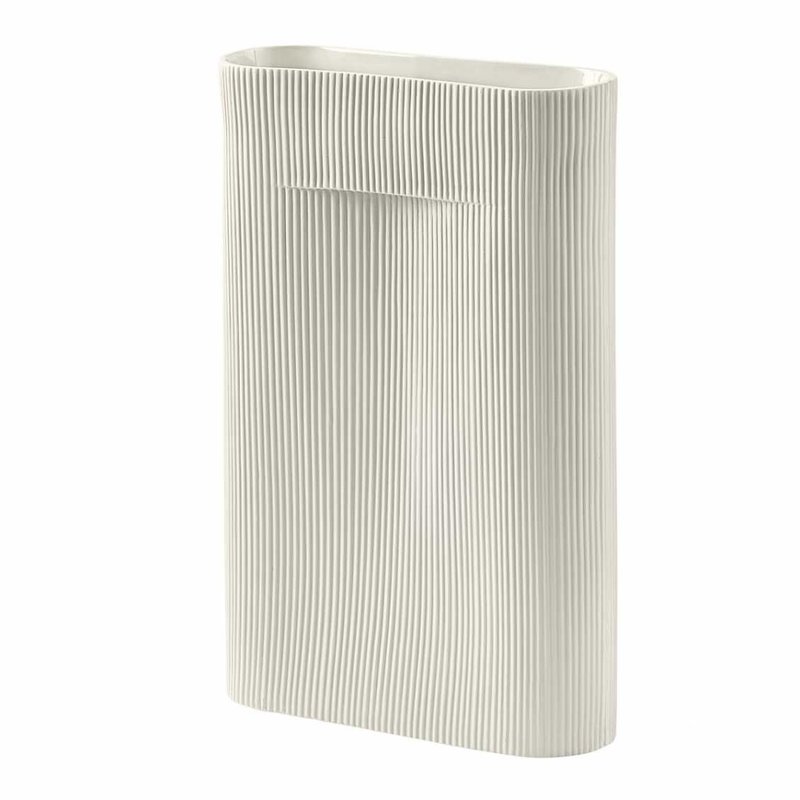 Muuto Ridge Vase - H48,5 - Off-White