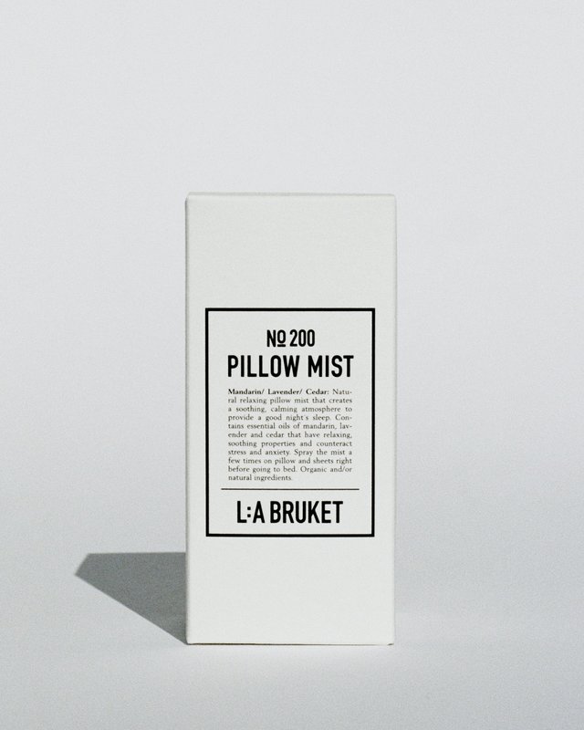 LA Bruket Pillow Mist 50ml Mandarin Lavender Cedarwood