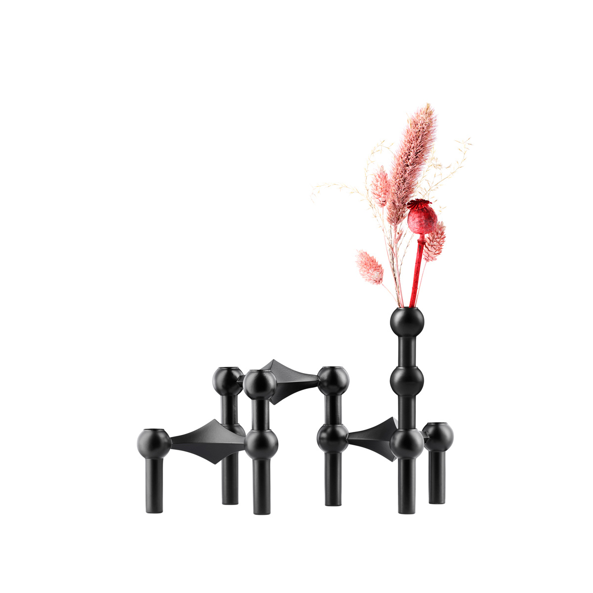 STOFF Nagel STOFF Nagel vase 10 x 2,4 BLACK