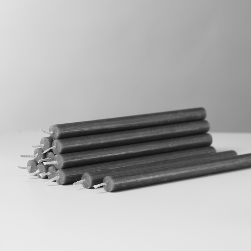 STOFF Nagel STOFF Nagel candles box w/12pcs ANTHRACITE