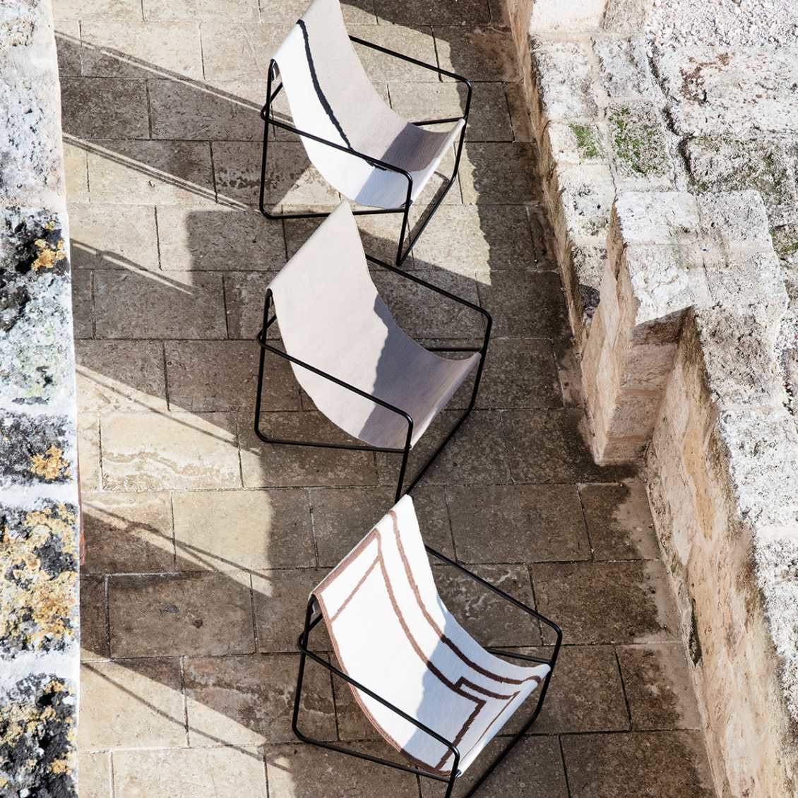 Ferm Living Desert Lounge Chair - Black/Soil