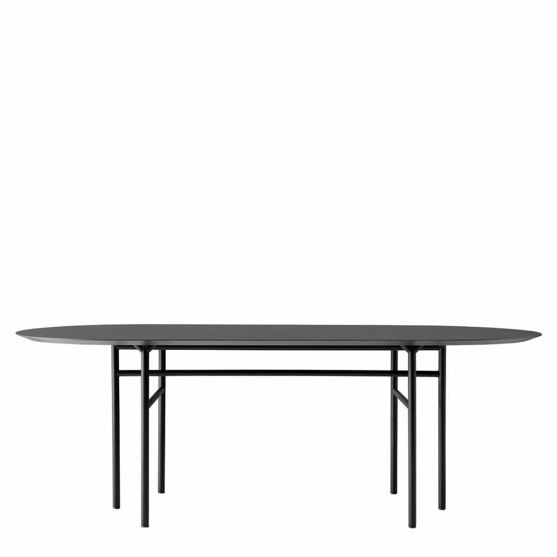 Audo Copenhagen Snaregade DT, Oval 210cm, Black/Black