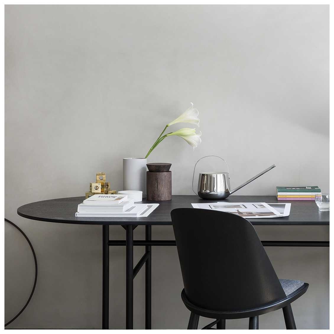 Audo Copenhagen Snaregade DT, Oval 210cm, Black/Black