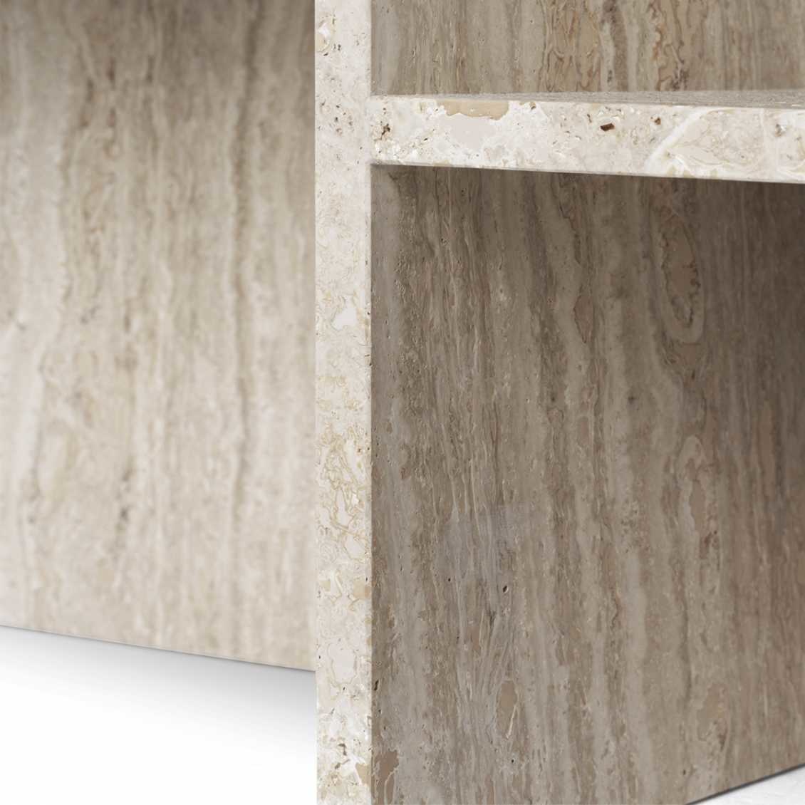 Ferm Living Distinct Coffee Table - Travertine