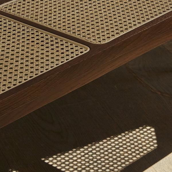 Norr11 Le Roi Bench - Dark Smoked