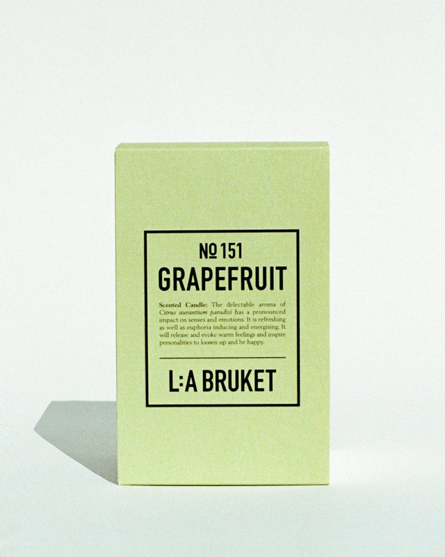 L:A Bruket Scented Candle Grapefruit 260g  - LIMITED EDITION