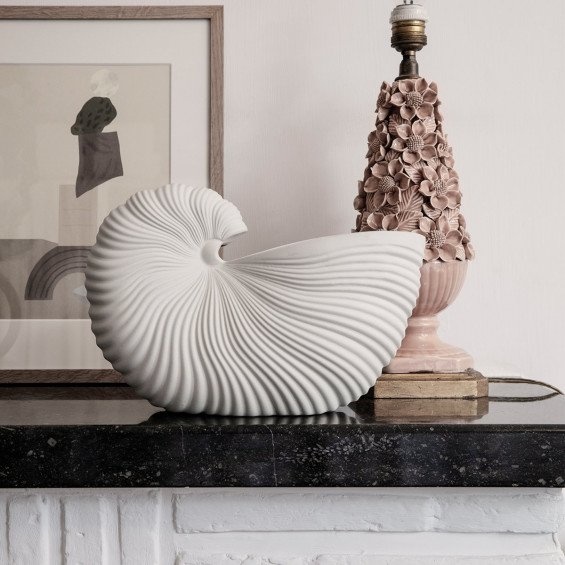 Ferm Living Shell Pot - Off White