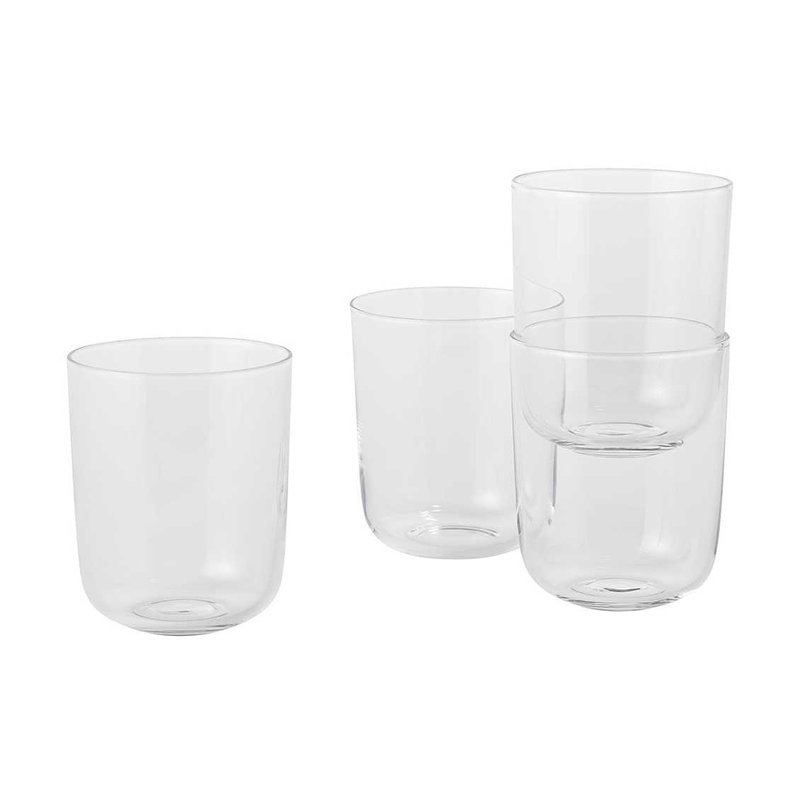 Muuto Corky - Drinking glasses - Tall - Clear (set of 4)