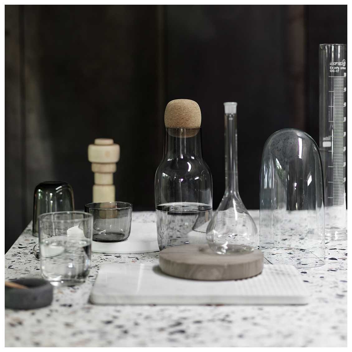 Muuto Corky - Drinking glasses - Tall - Grey (set of 4)