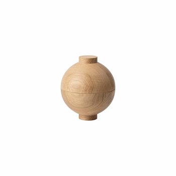 Kristina Dam Sphere Box Galaxy  - Light Oiled Oak