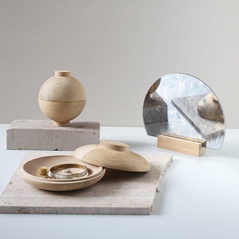 Kristina Dam Wooden Sphere - Solid Oak 