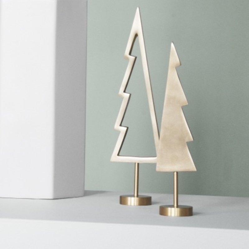 Ferm Living Winterland Brass Tree - Outline