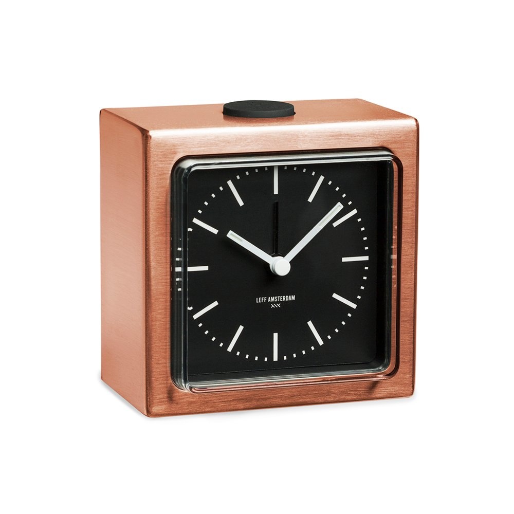 Alarm clock block | copper | black index - LAST AVAILABLE