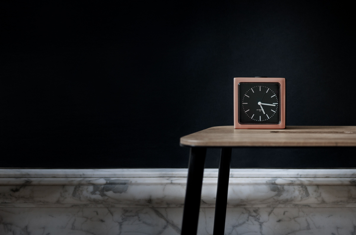 Alarm clock block | copper | black index - LAST AVAILABLE