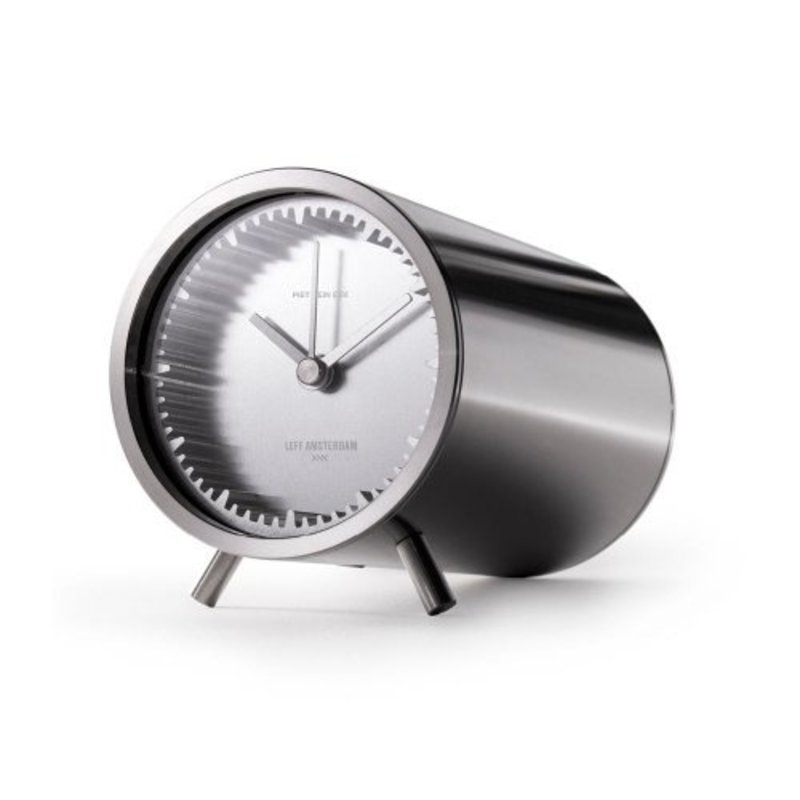 LEFF amsterdam Tube alarm clock | steel