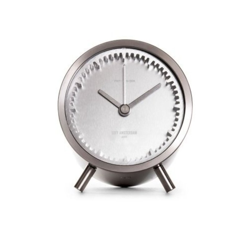 LEFF amsterdam Tube alarm clock | steel