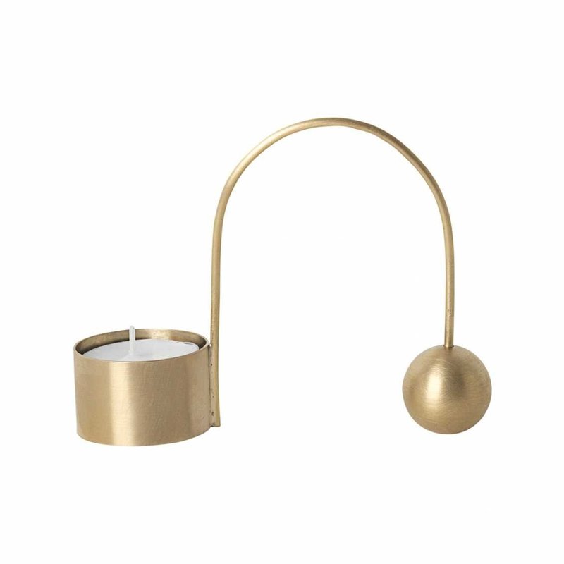 Ferm Living Balance Tealight Holder - Brass