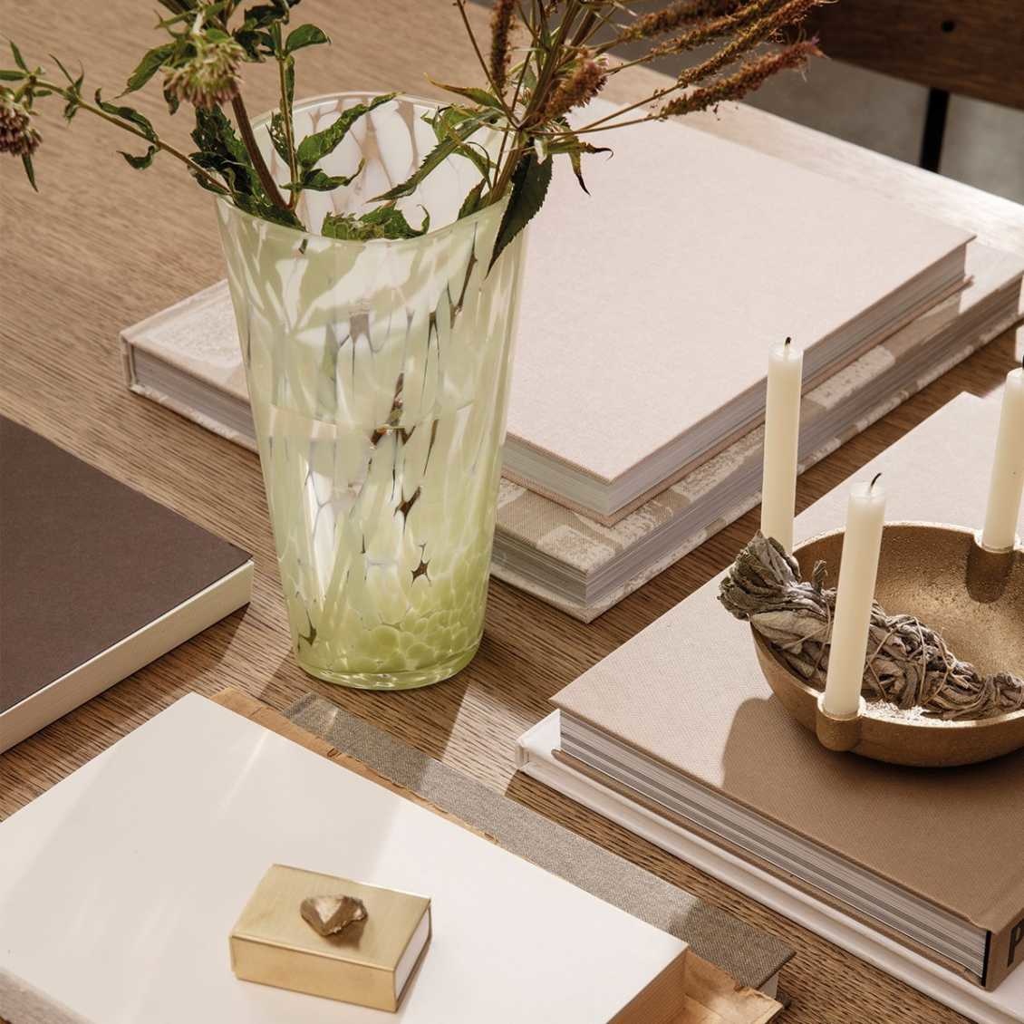 Ferm Living Bowl Candle Holder - Brass - Small